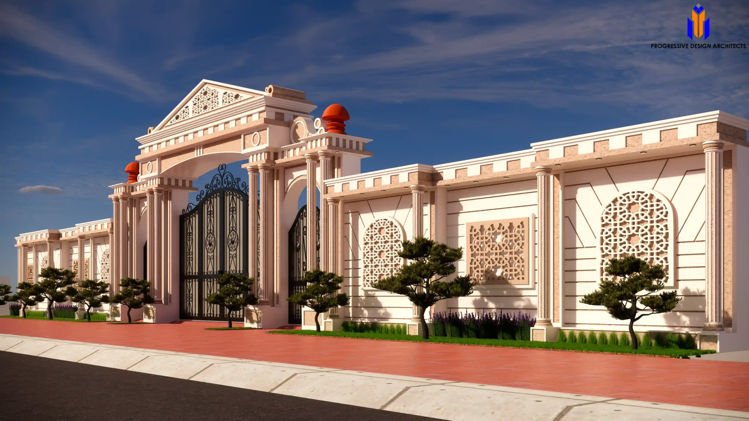 Boundary wall and gate OF A RESIDENTIAL MANSION AT UDALGURI DAY