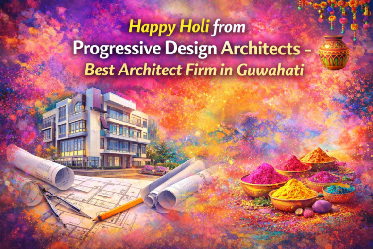 Read more about the article Happy Holi from Progressive Design Architects – Best Architect Firm in Guwahati