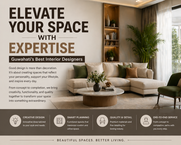 Read more about the article Elevate Your Space with PDArch – Guwahati’s Best Interior Designers