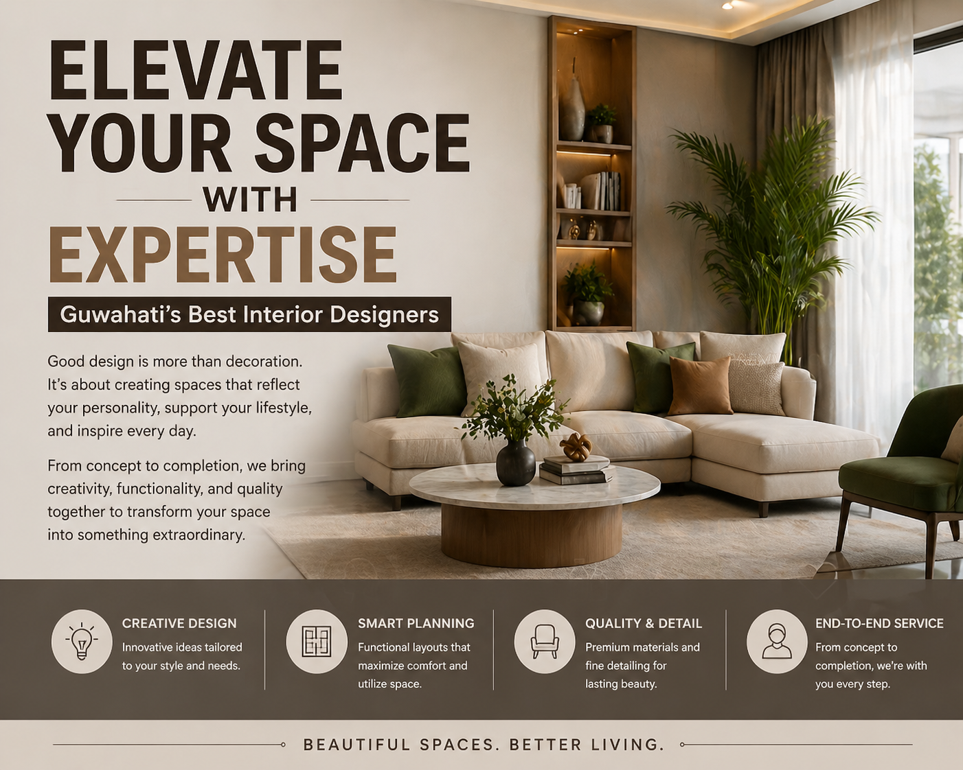Elevate Your Space with PDArch – Guwahati’s Best Interior Designers