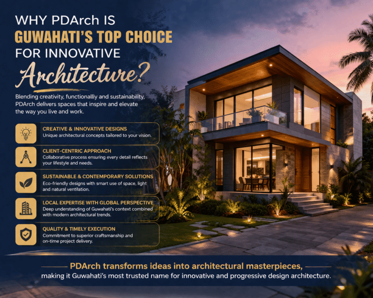 Read more about the article Why PDArch is Guwahati’s Top Choice for Innovative Architecture?